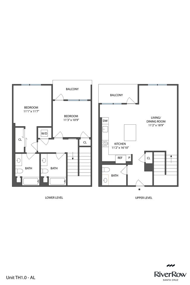 Townhome 717 floor plan