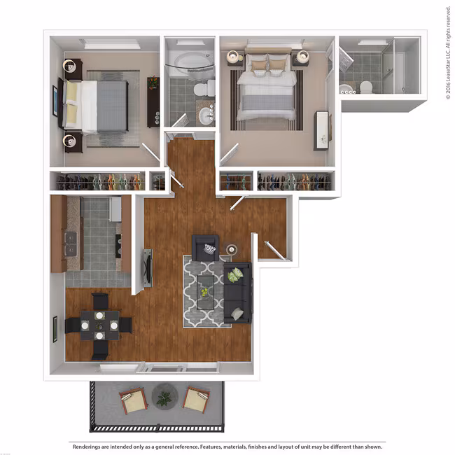 Esplanade 1045-D floor plan
