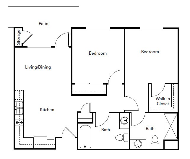 Oak floor plan