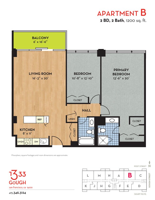 B floor plan