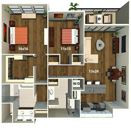 Catalina 205 floor plan