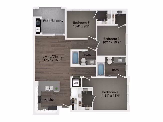 Unit 8301 8301 floor plan