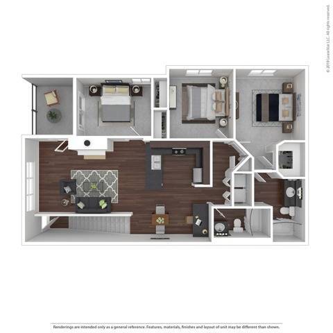 Glacier M-206 floor plan
