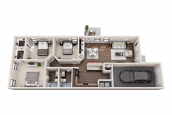 W3U 2317A floor plan