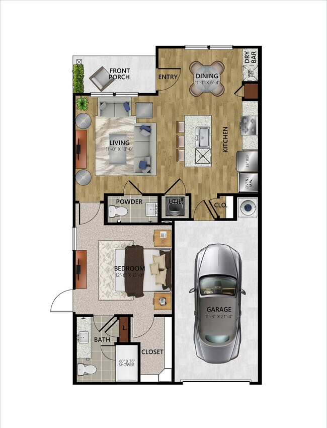 Juniper P1.A-1603 floor plan