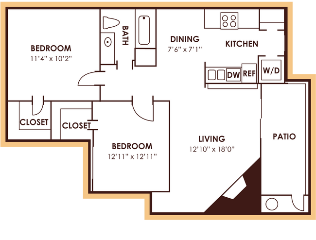 D 1122 floor plan