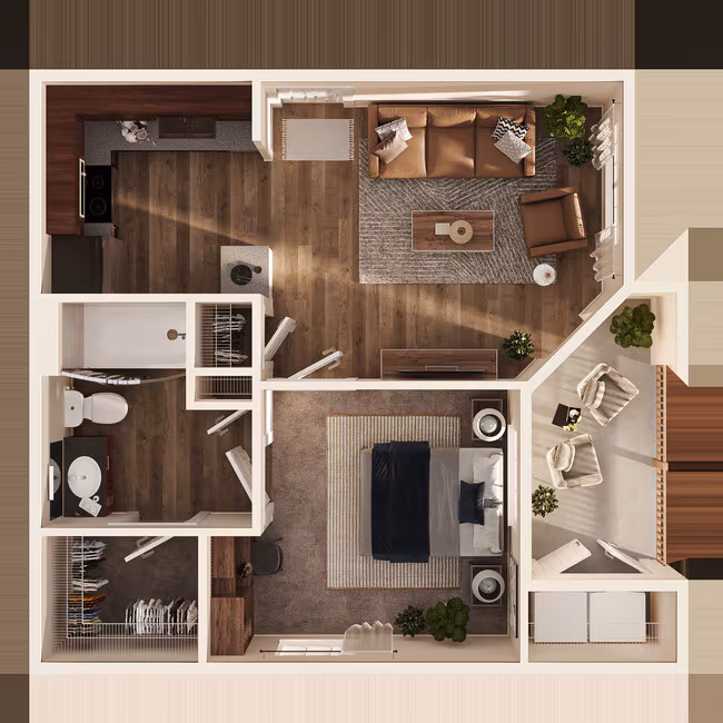 A1 Private floor plan