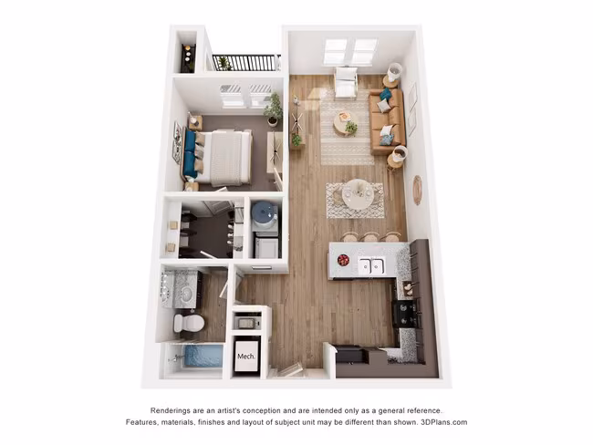 A floor plan