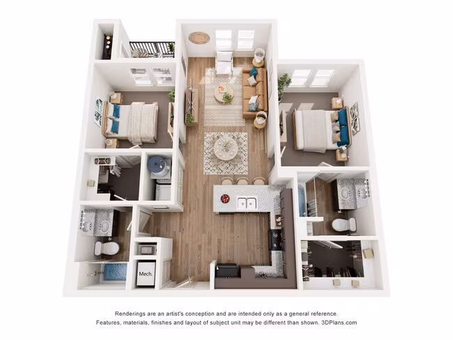 B floor plan