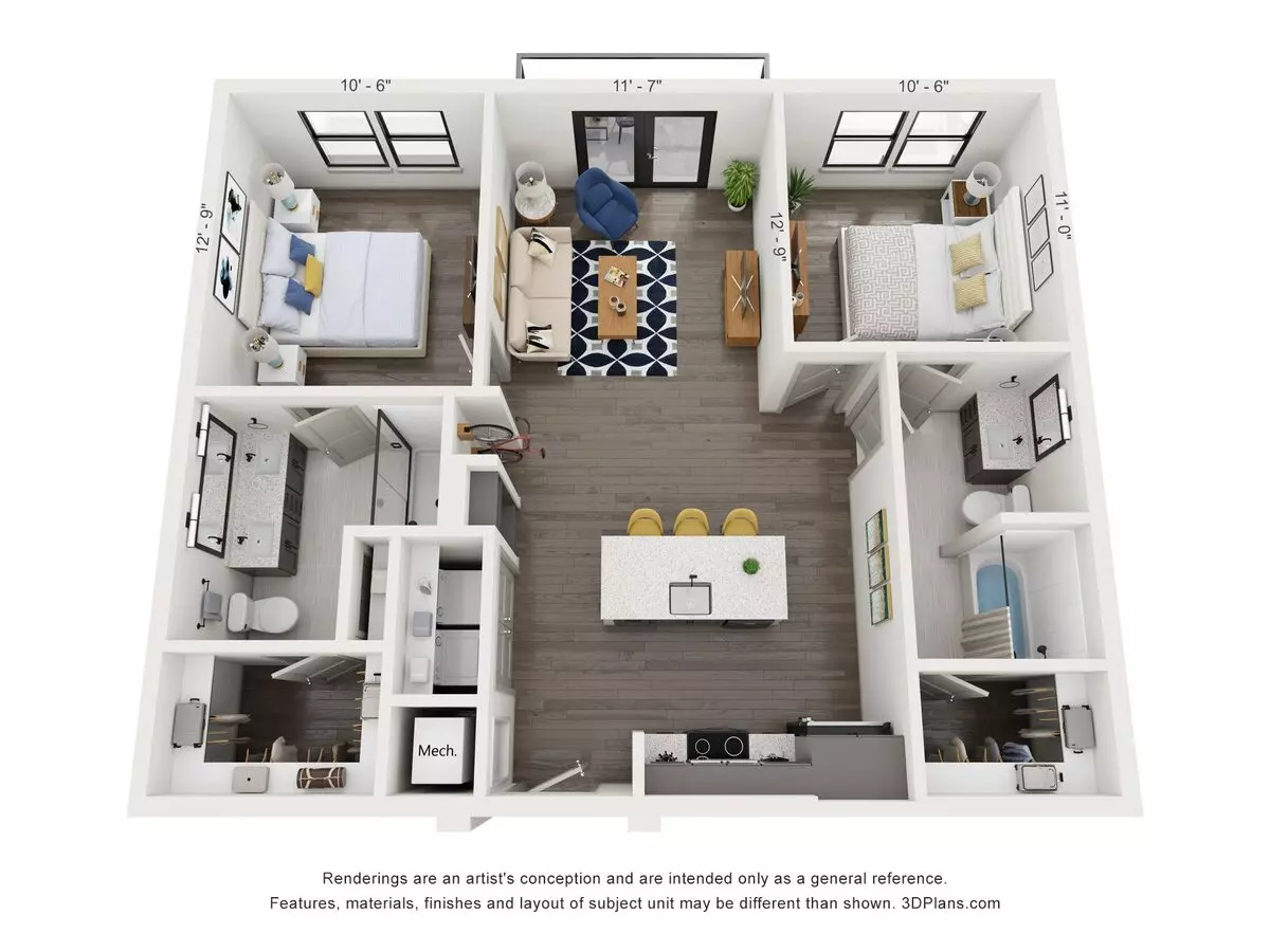 Unit 551 469 floor plan