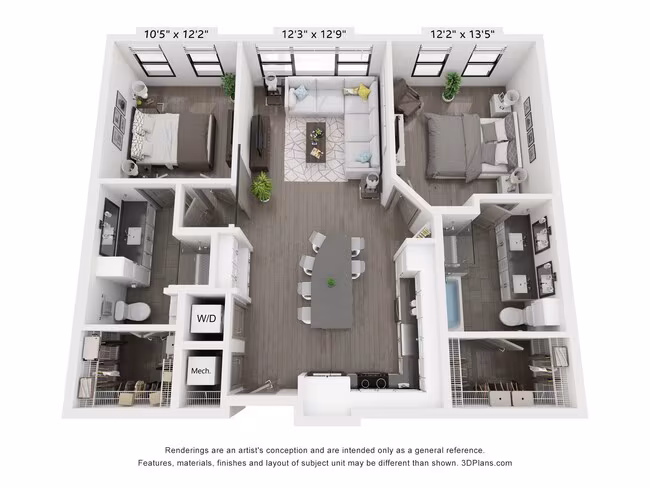 B1 284 floor plan