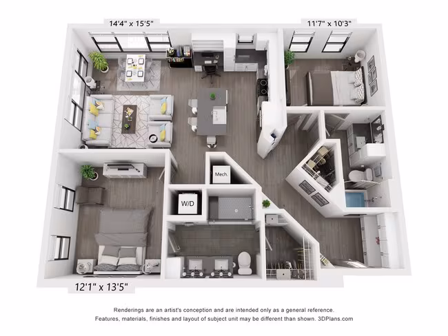 B2 380 floor plan