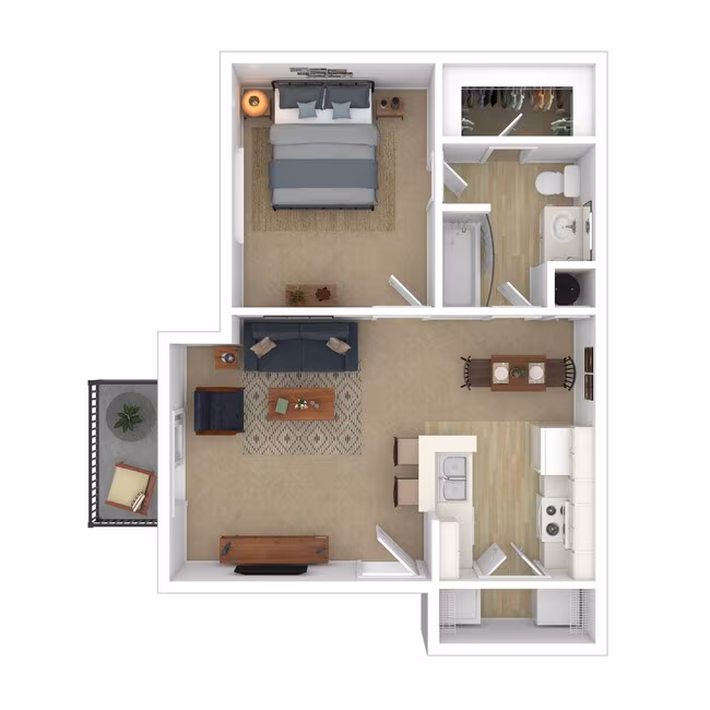 A1 1-1306 floor plan