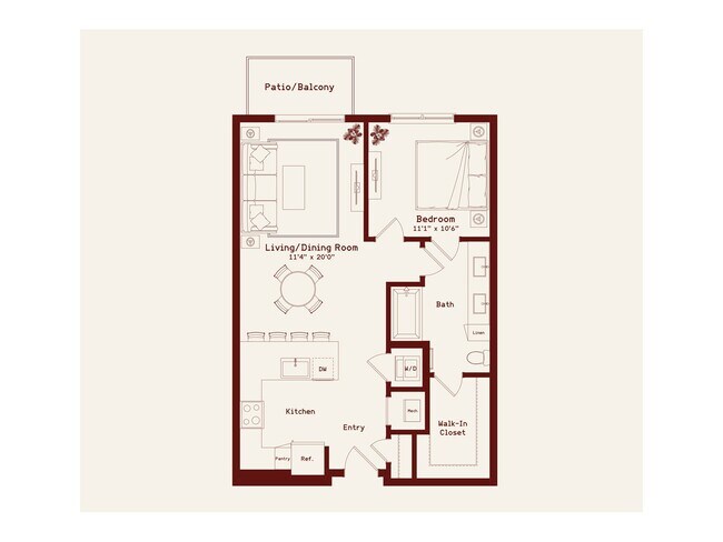 Unit 1201 1201 floor plan
