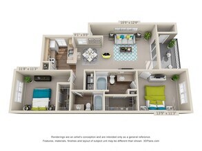 B2 413 floor plan