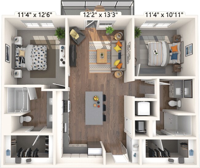 B2 2-247 floor plan