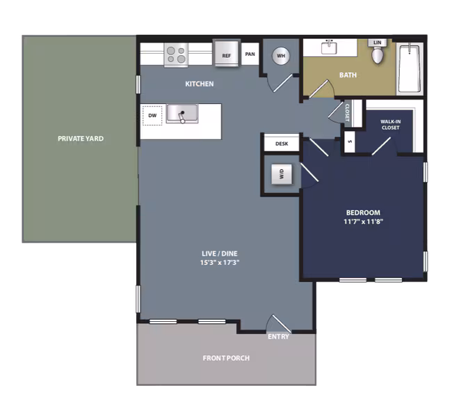 A1 102 floor plan