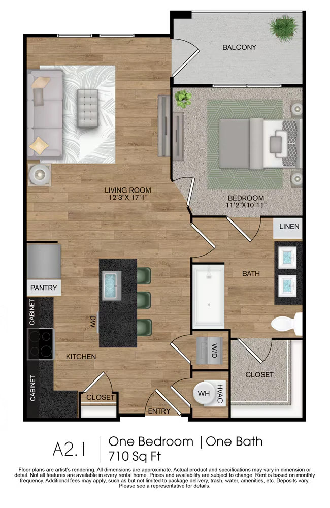 Unit 1319 1319 floor plan