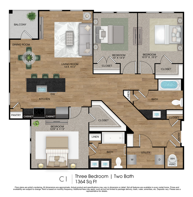 Unit 1237 1237 floor plan