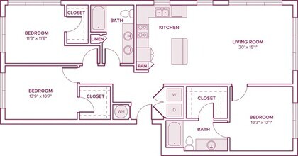 C01 3-3200 floor plan