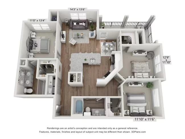 C1 2322 floor plan