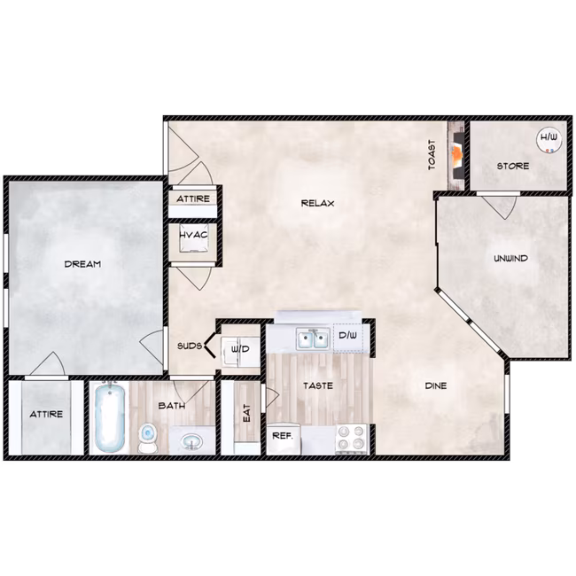 EU1x1 E912 floor plan