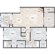 EU2x2 E1110 floor plan