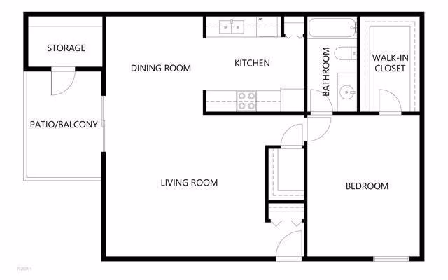 A1 1043 floor plan