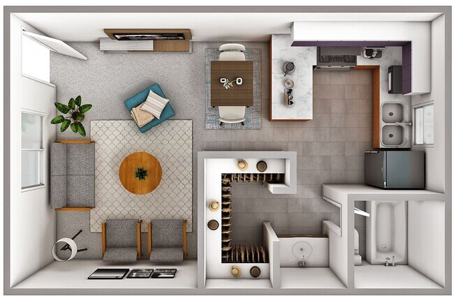 Studio 139 floor plan