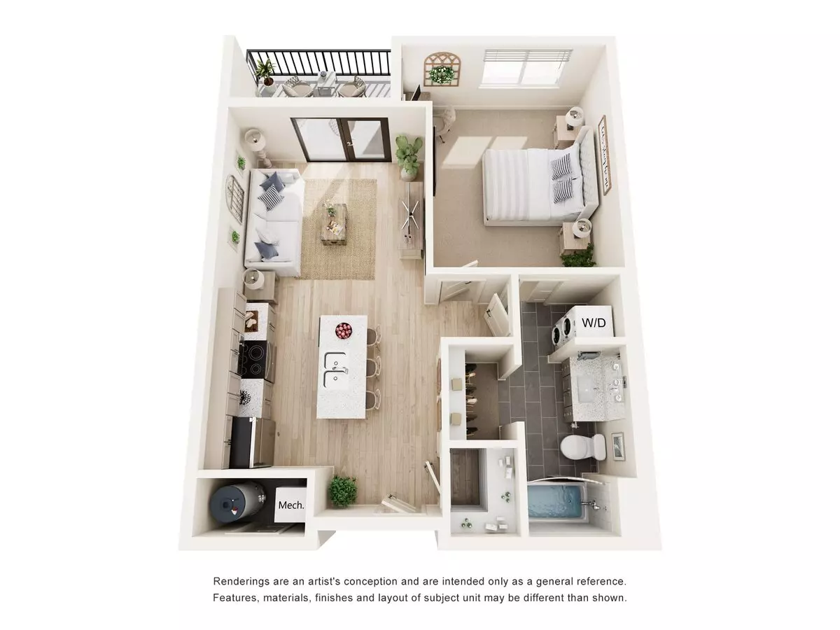 Unit A106 A106 floor plan
