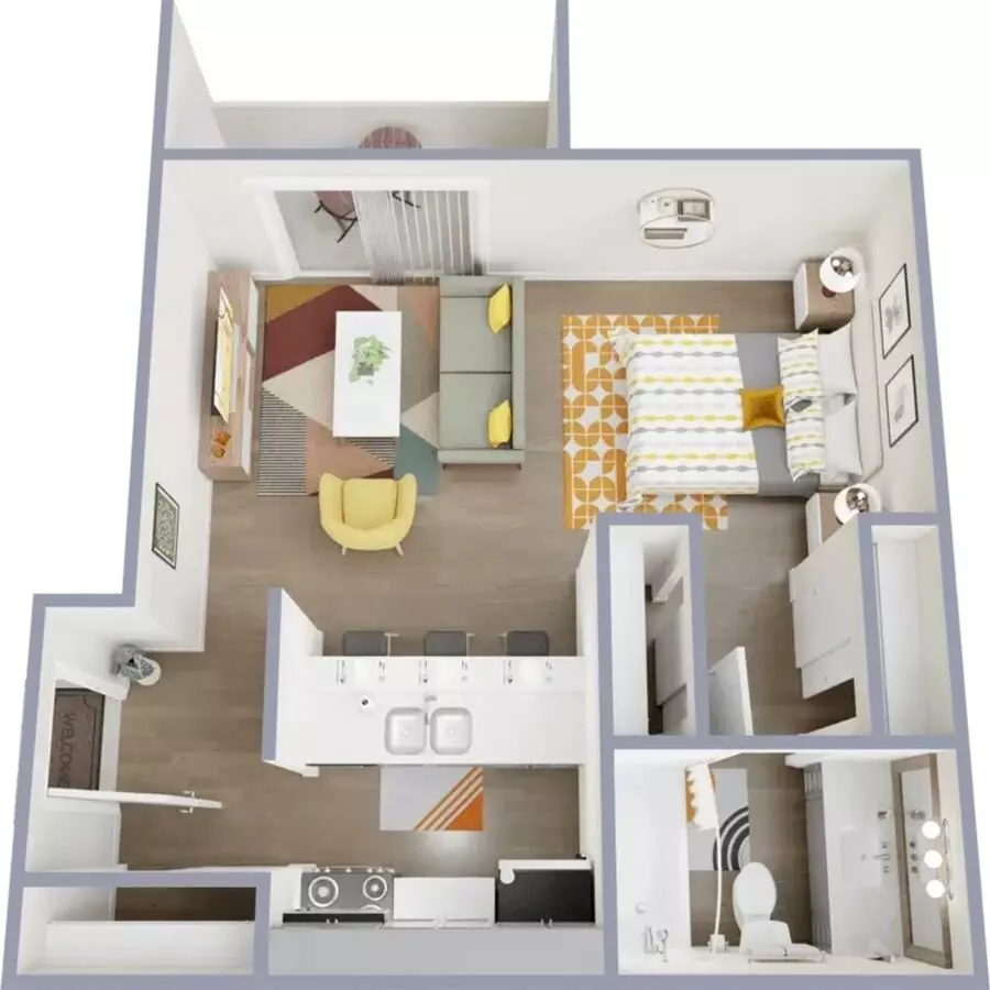 Unit 135472 floor plan
