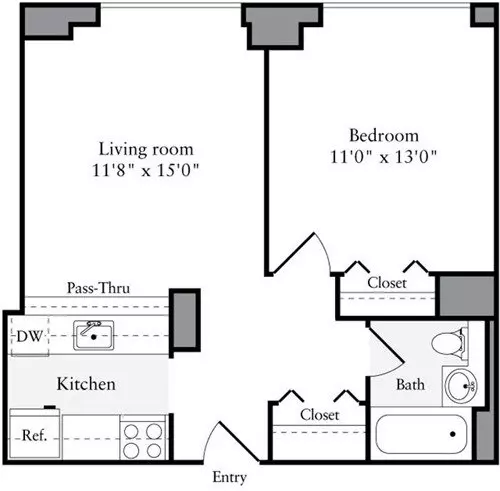 Unit 16A 16A floor plan