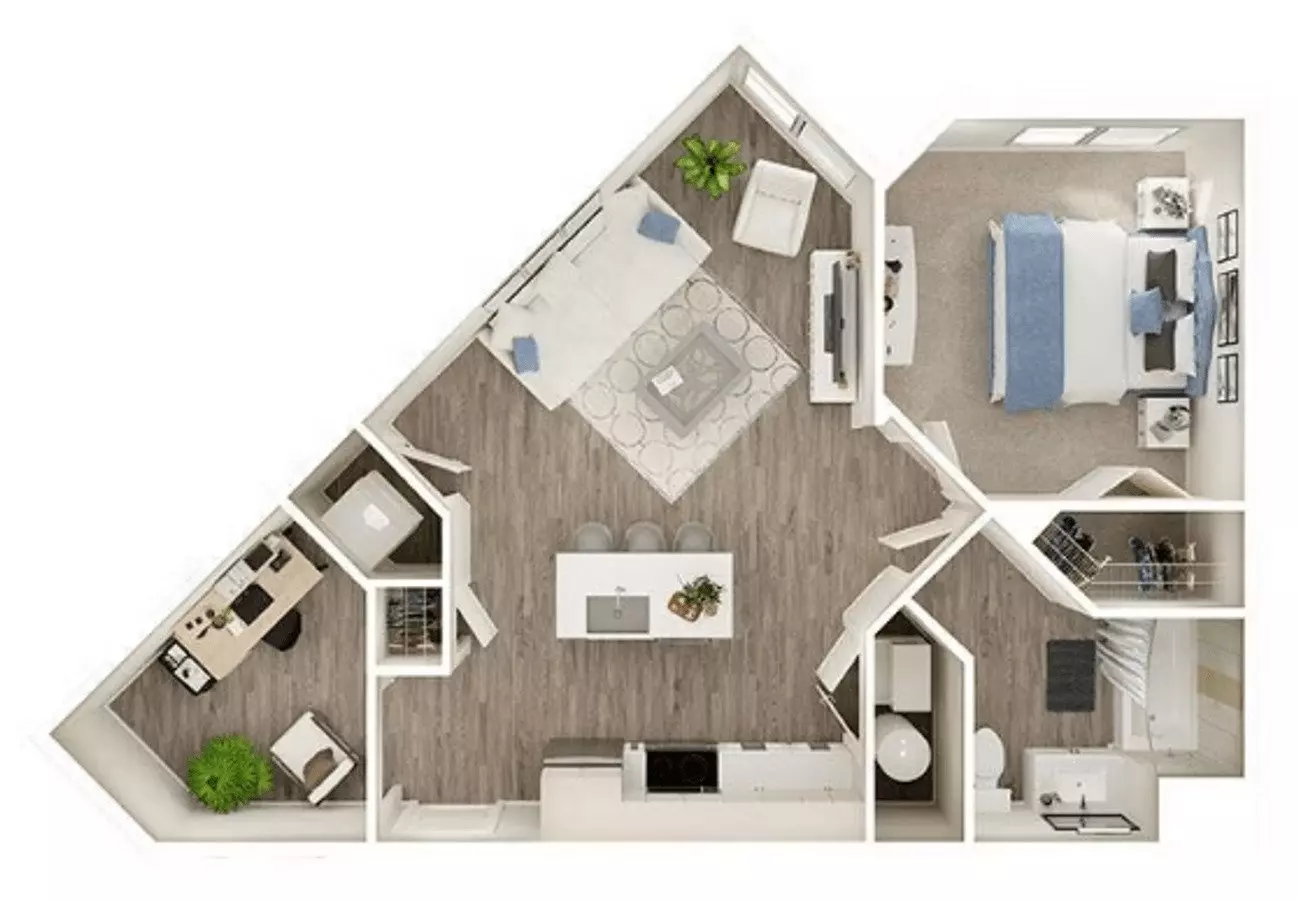 Unit 411 411 floor plan