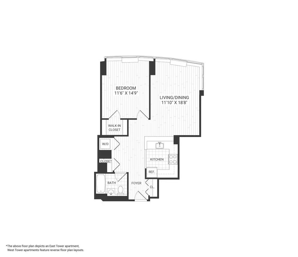 Unit LT-E1106 LT-E1106 floor plan