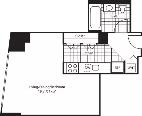 Unit 1511 1511 floor plan
