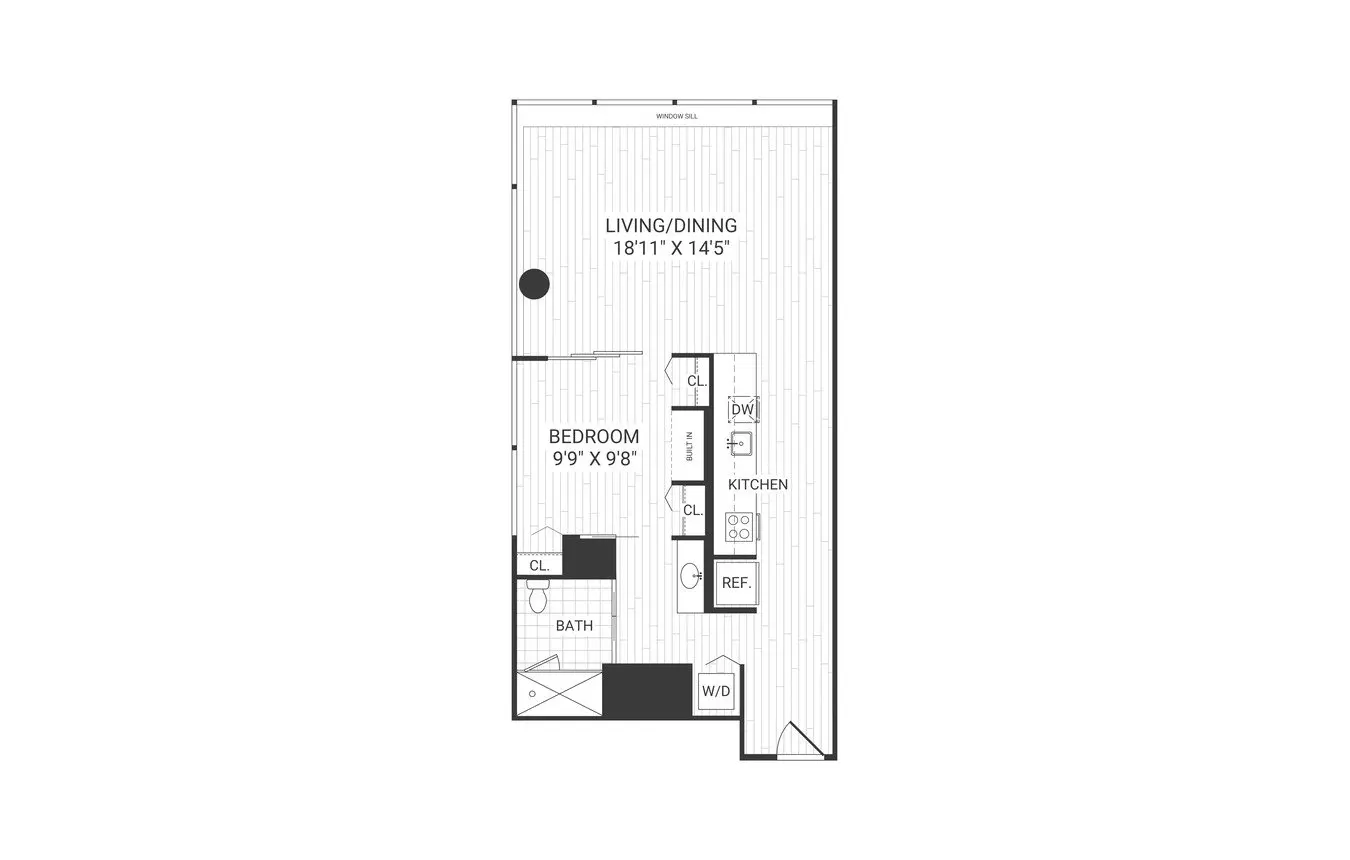 Unit SAB-1709 SAB-1709 floor plan