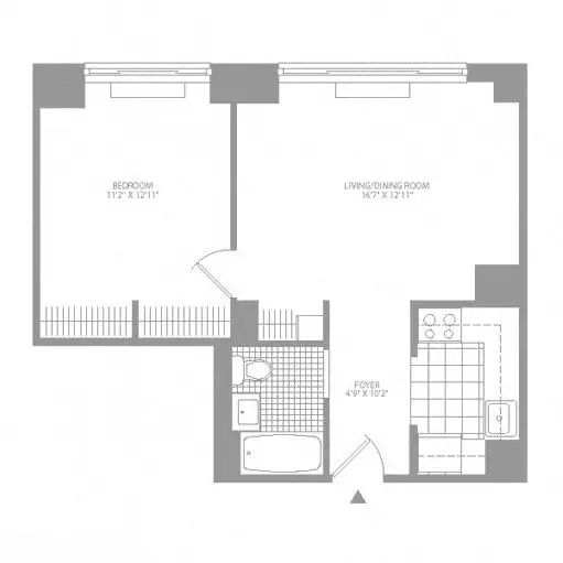 Unit 17D 17D floor plan