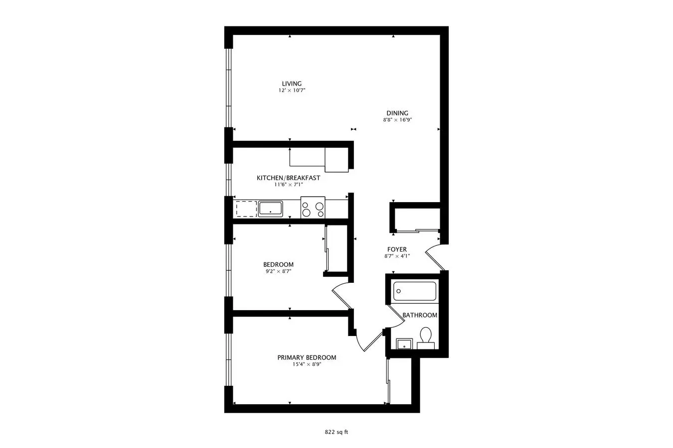 Unit 19638060 1221-301 floor plan