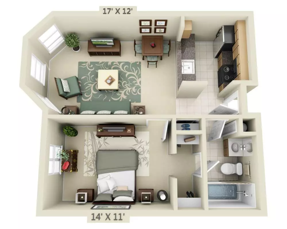Unit 9648511 273 floor plan