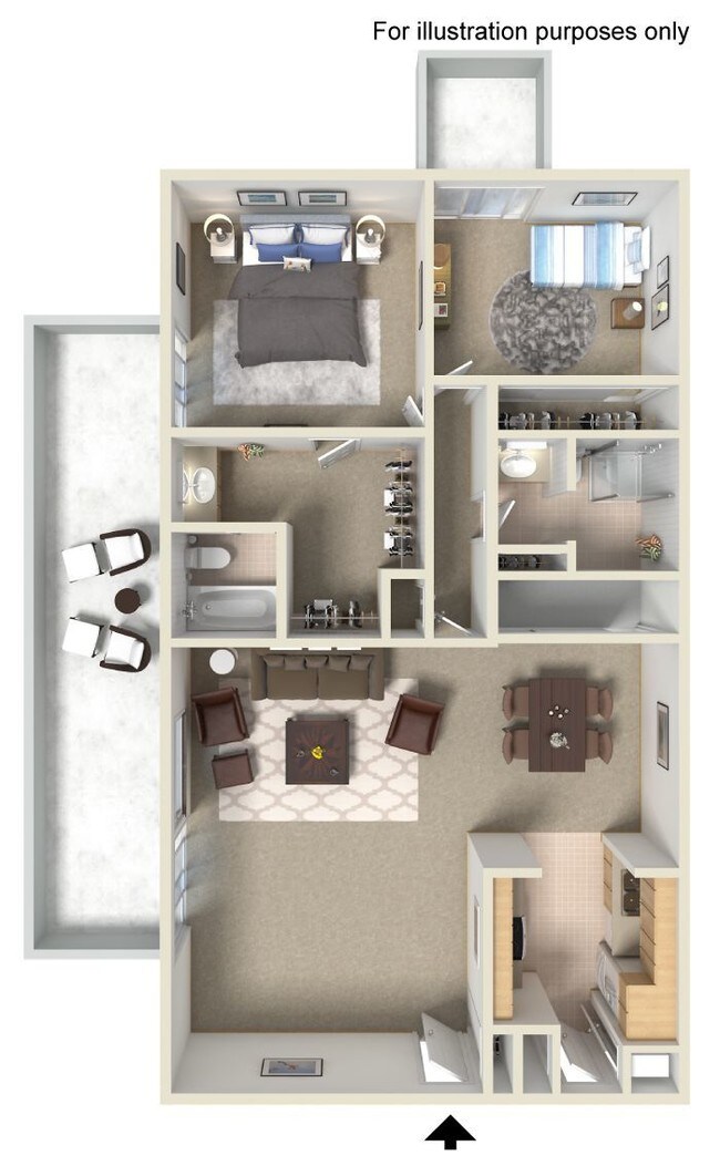 2L,K,M,N floor plan
