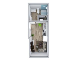 Studio N100 floor plan