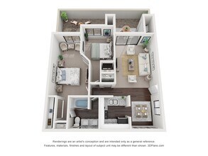 Courtside 1206 floor plan