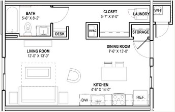 Studio 2003 floor plan