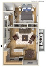 1B floor plan