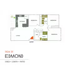 Edmond 1125-301 floor plan