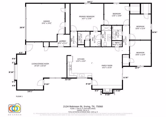 2124 Robinson Street, Irving, TX 75060 photo 2