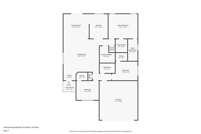 1104 Castle Springs Rd Fort Worth, TX 76134 photo 2
