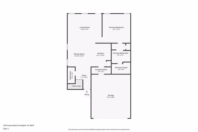 1307 Luna Linda Drive, Arlington, TX 76010 photo 2