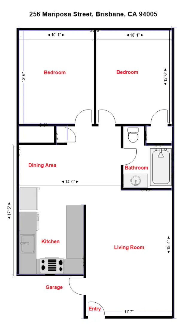 Cozy 2 Bedroom, 1 Bath, 790 Square Foot Home photo 2