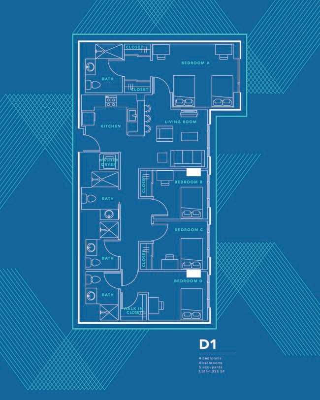 D1 floor plan